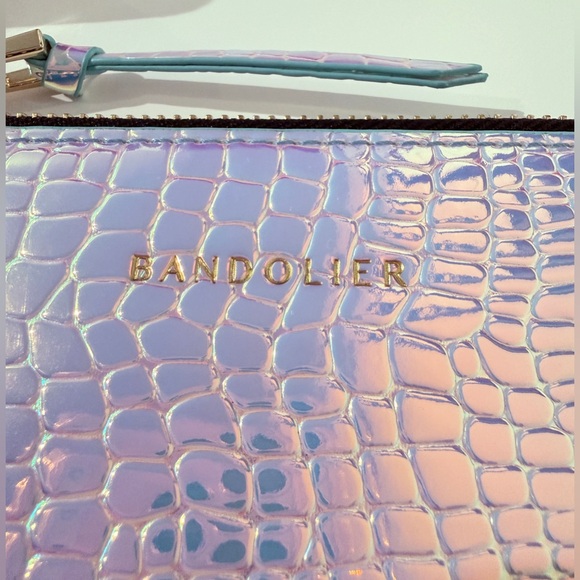 Bandolier Iridescent Zip Pouch and AirPod case - NWOT - Picture 2 of 11